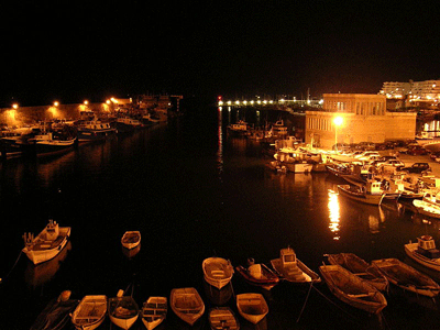 Puerto de Ametlla de Mar por la noche