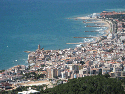 Vista de Sitges
